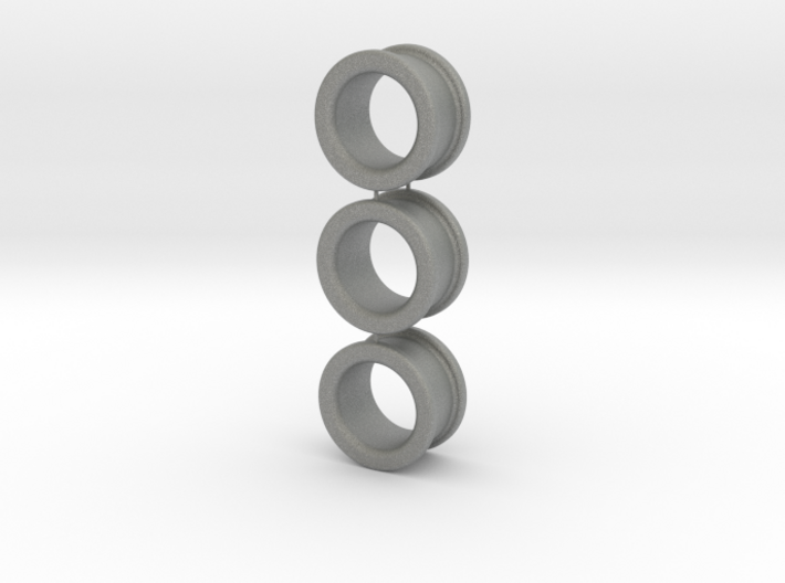 03x Size 1 Finger-Rings (small) 3d printed