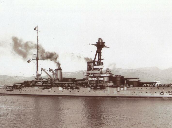 Nameplate Provence 3d printed Bretagne-class battleship Provence.