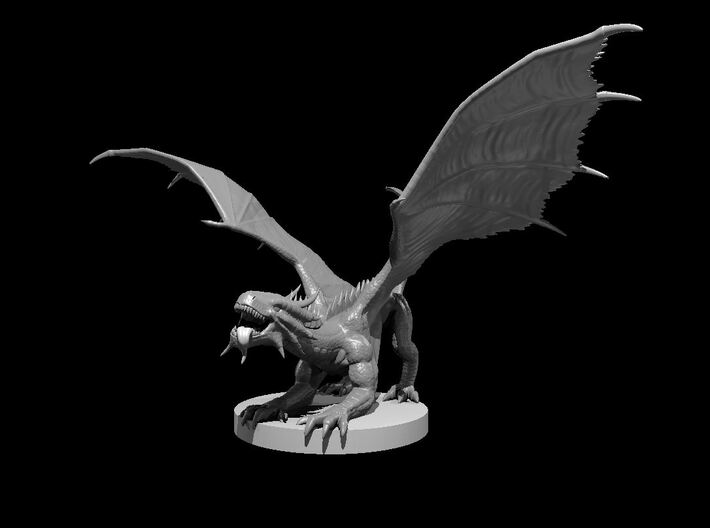 Bronze Dragon Wyrmling 3d printed