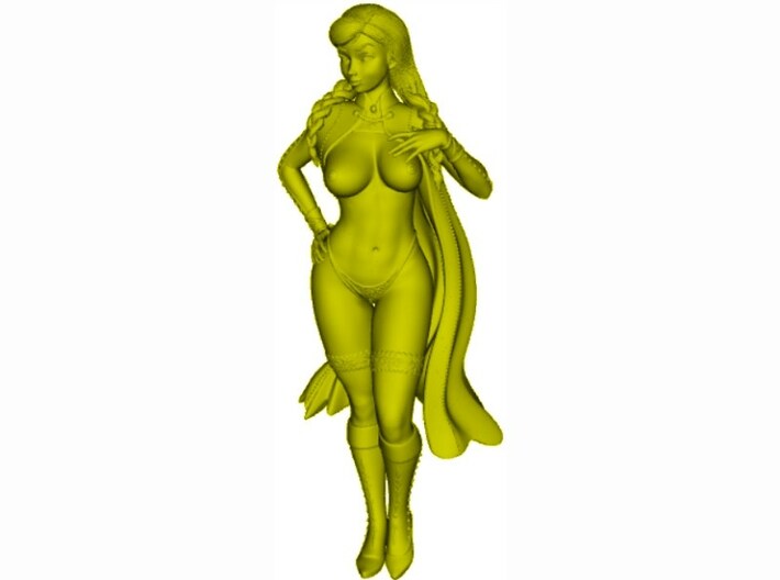 1/24 scale naughty Princess Anna topless 3d printed