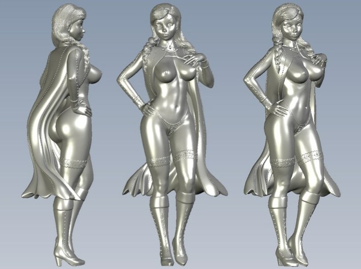 1/24 scale naughty Princess Anna topless 3d printed 
