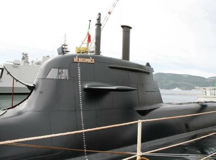 Nameplate Romeo Romei 3d printed Todaro-class submarine Romeo Romei.