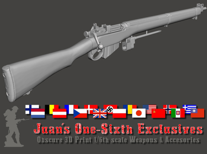 British Army Enfield 4 Rifle (1941) 3d printed