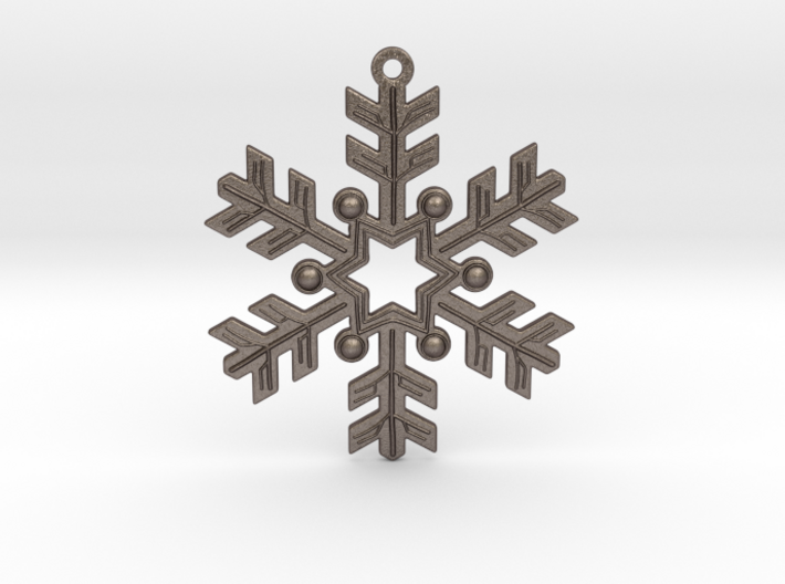 6-pointed Snowflake Ornament 3d printed