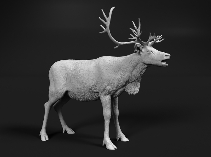 Reindeer 1:6 Female with mouth open 3d printed 