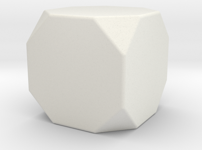 Truncated Cube - 1 Inch - Rounded V2 3d printed
