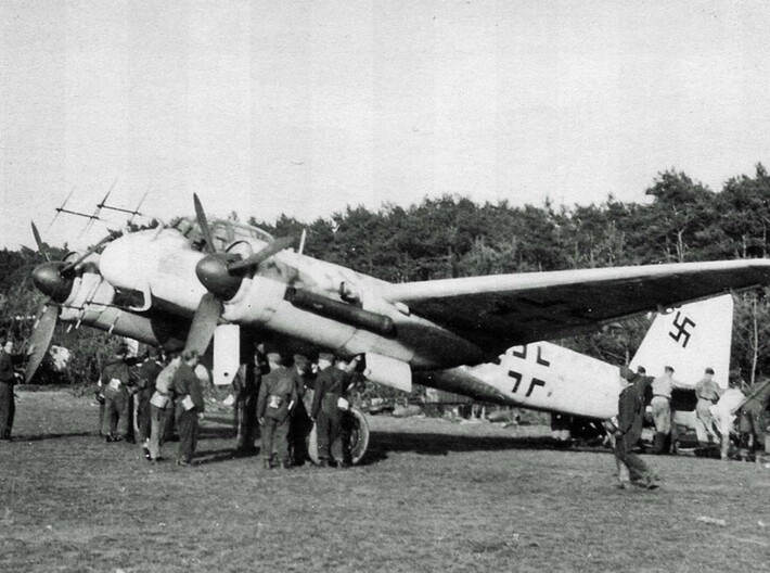 Nameplate Ju 88 G-6 3d printed 