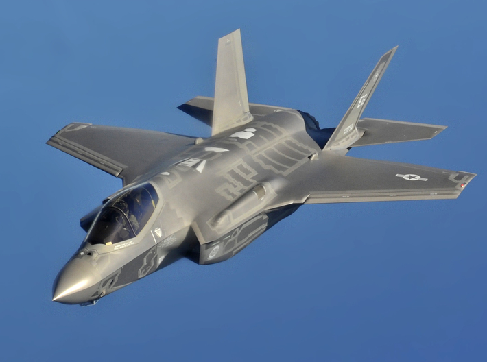 Nameplate F-35A Lightning II 3d printed Photo: US Air Force.