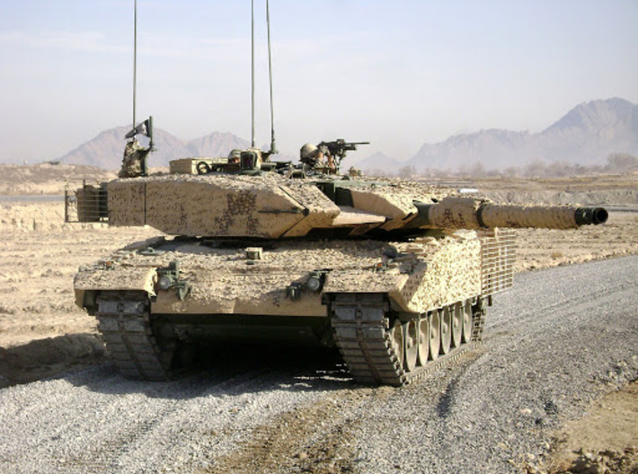 Nameplate Leopard 2A4M 3d printed 
