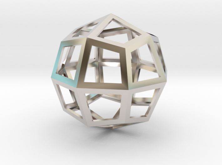 Icositehedron Pendant 3d printed