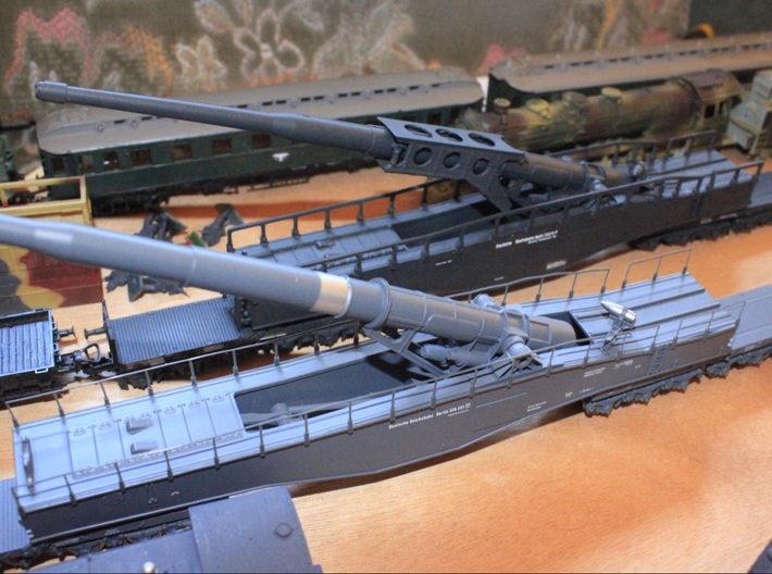 lima ho k5 railway artillery conversion Sprengwerk 3d printed 
