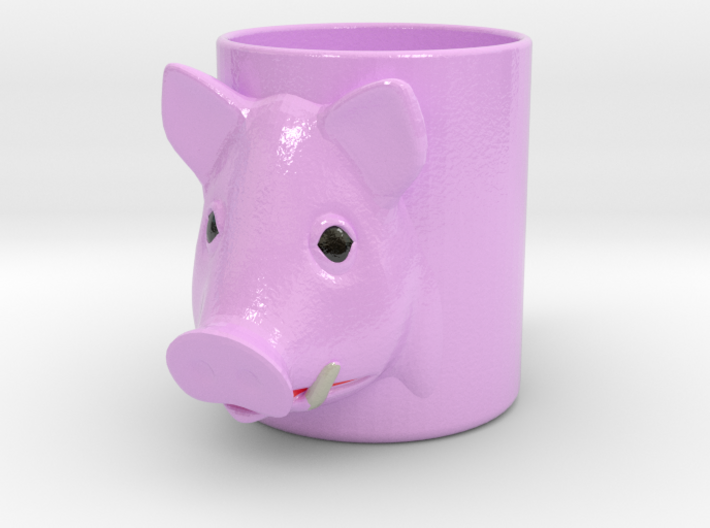 Pork Cofee Cup 3d printed