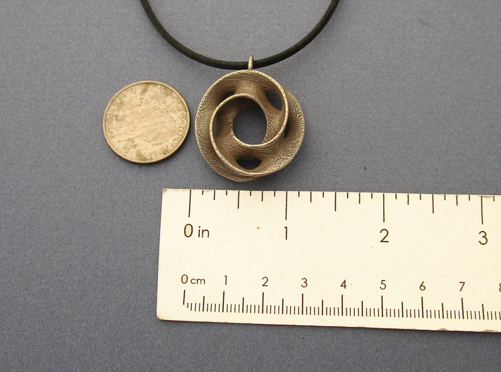 Minimal - Pendant in Steel 3d printed 