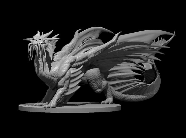 Young Gold Dragon 3d printed 