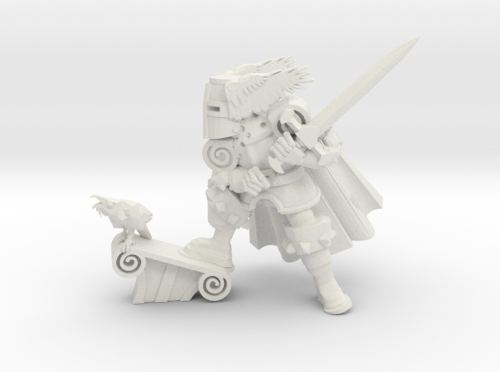 Winged Knight 2 3d printed