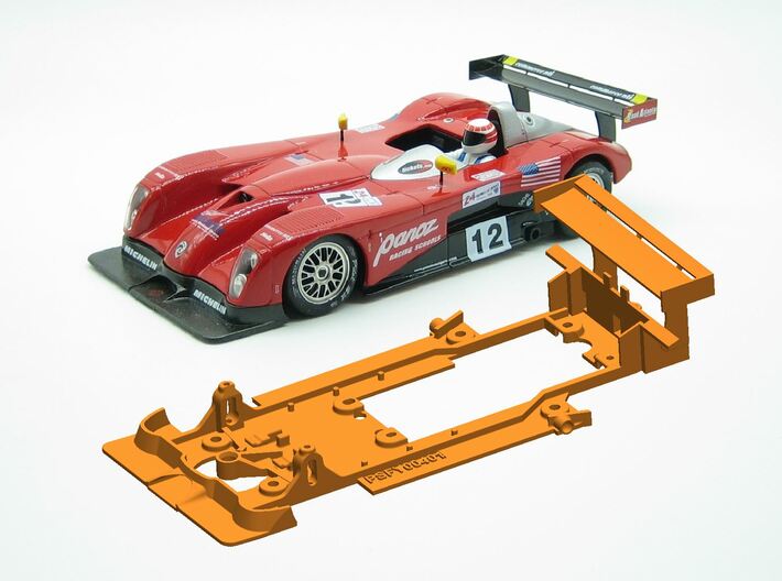 PSFY00401 Chassis for Fly Panoz LMP-1 3d printed