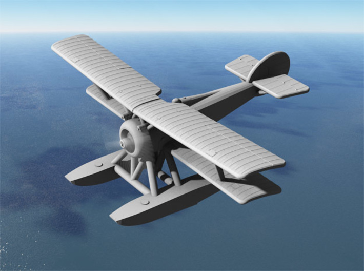 Hanriot HD.2 (late model, various scales) 3d printed Computer render of 1:144 Hanriot HD.2