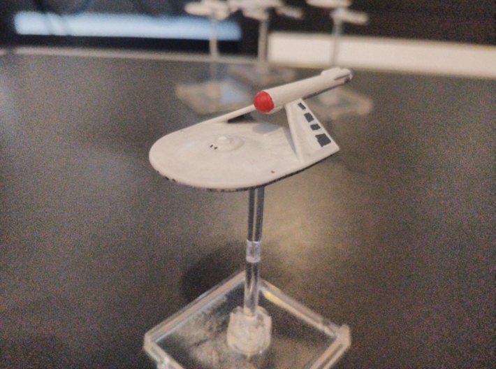 Larson Class 1/4800 Attack Wing 3d printed Smooth Fine Detail Plastic, painted by Skrawl2K