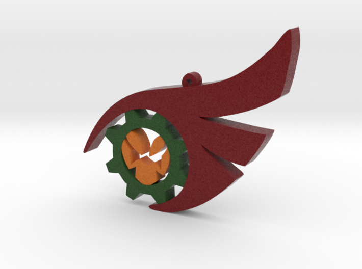 Cloqwork Orange Emblem Pendant 3d printed