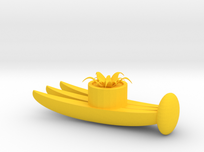 Banana potted plant 3d printed