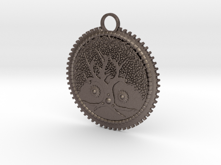 Tree of Life Pendant 3d printed