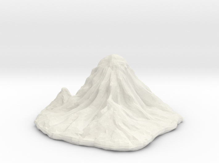 Mount Rainier 3d printed
