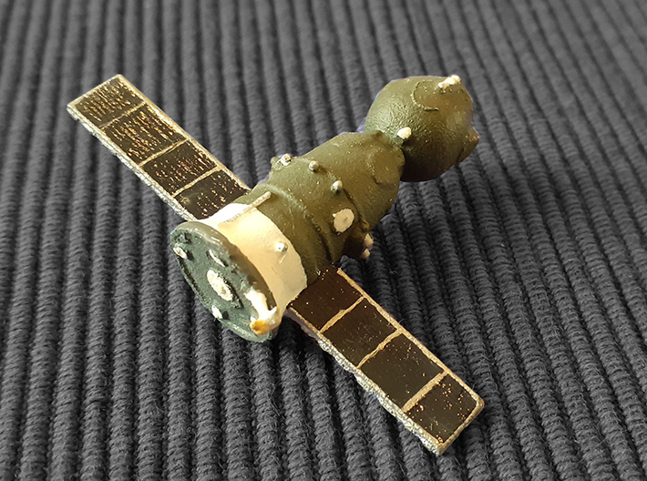 1/144 Soyuz MS 3d printed 1/200 model by Marcus E.