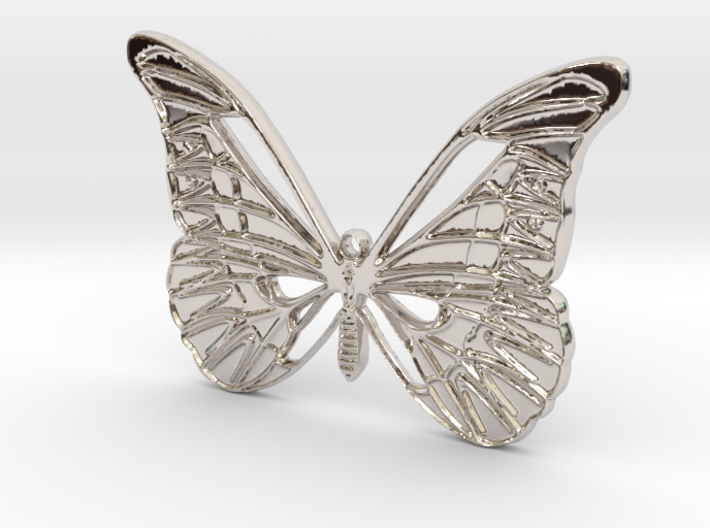 Tropical butterfly 3d printed