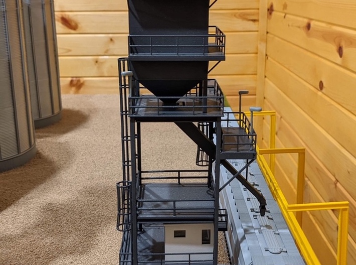 'S' Scale - Compuweigh Structure 3d printed 