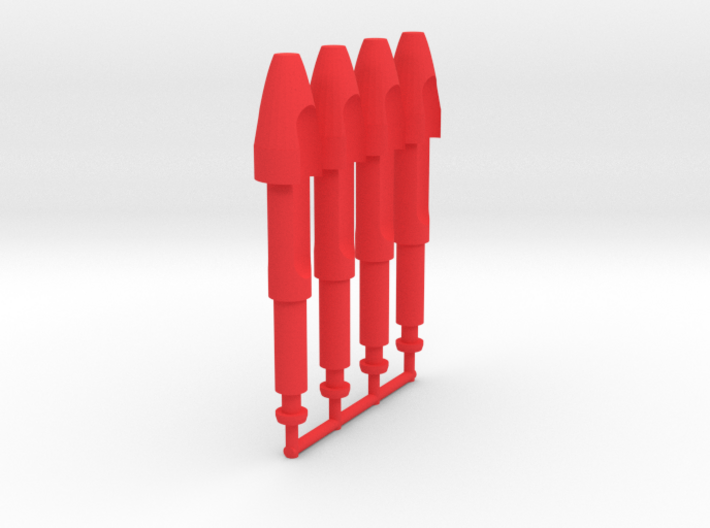 Space Buggy Missiles 3d printed