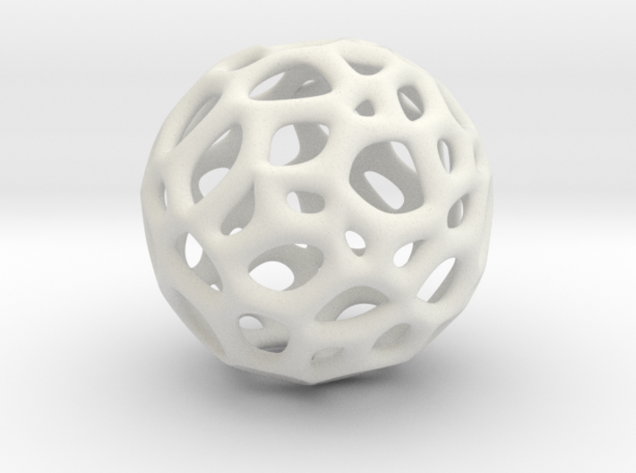 Sphere Voronoi V6 - 1 Inch - 18 Degree 3d printed