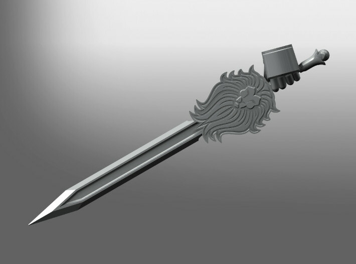 Leonis pattern Prime Energy Sword (left) 3d printed 