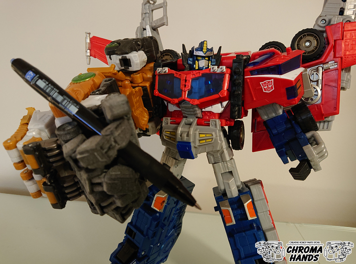Cybertron Savage Claw Articulated Hand Upgrade 3d printed 