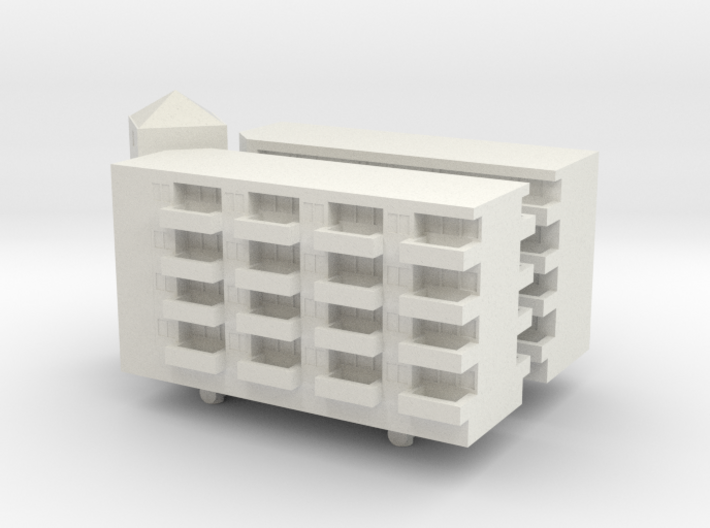 Residential Complex 1/350 3d printed 