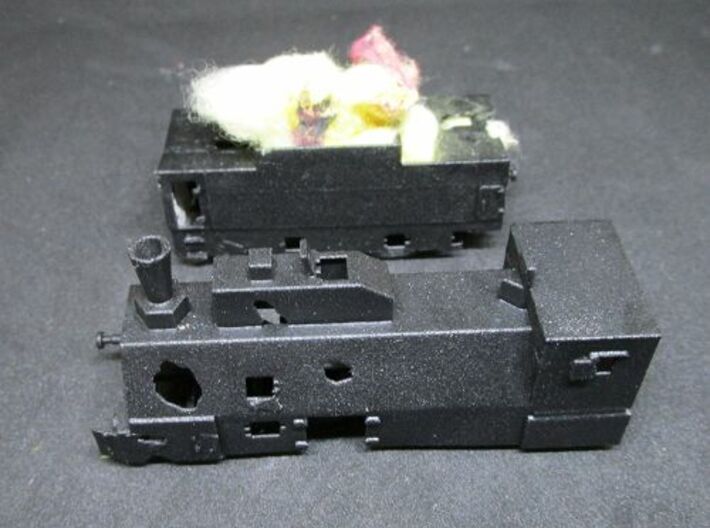 1/144 amored Russian locomotive (exploded) 3d printed 
