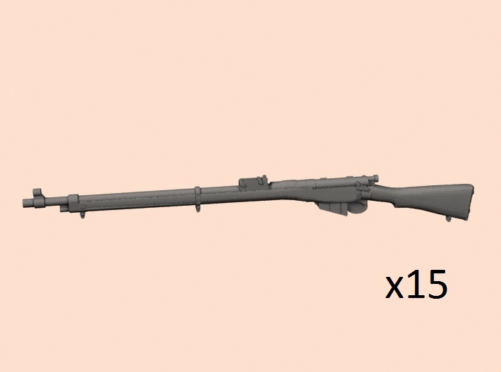 1/24 Lee Enfield Mk1 rifle 3d printed