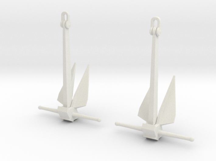 1/50 Anchors, Destroyer (5000 lbs.) SET x2 3d printed