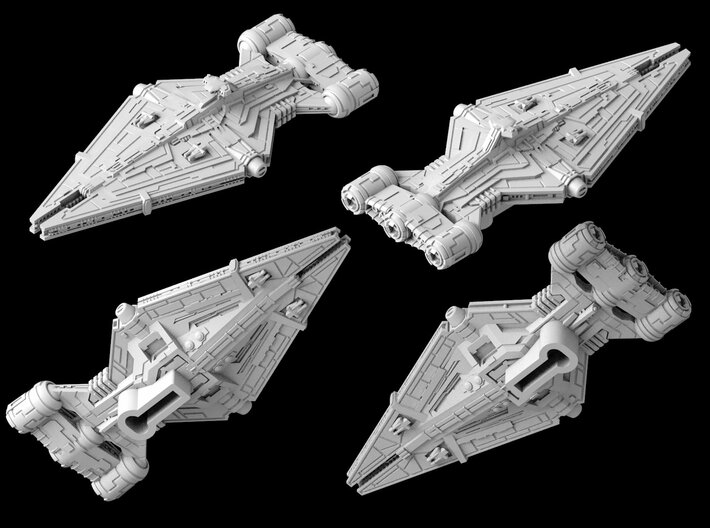 (Armada) Gideon's Arquitens Light Cruiser 3d printed