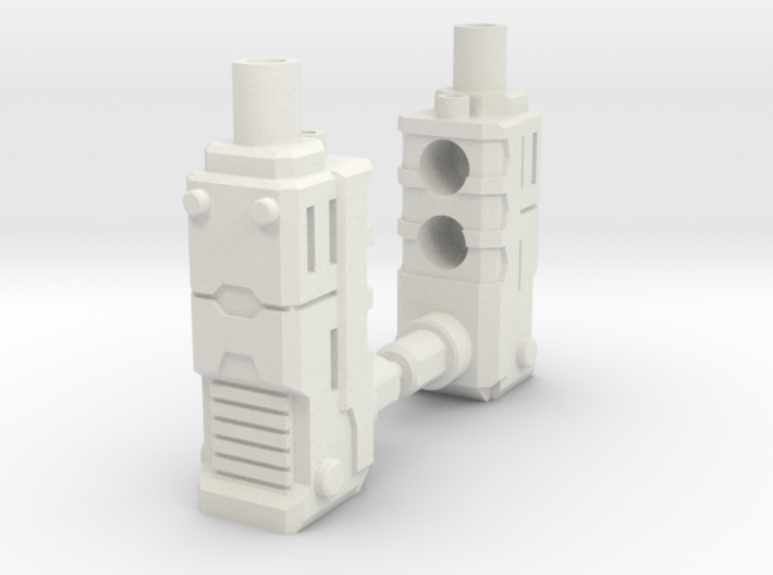 TF Combiner Wars Stunticon Car Cannon Adapter Set 3d printed