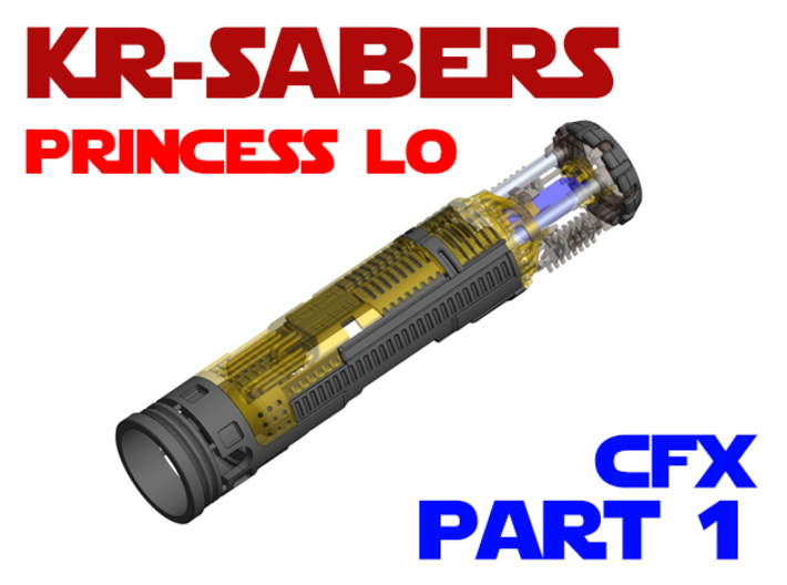 KR-Sabers Princess LO - Master Part1 CFX 3d printed