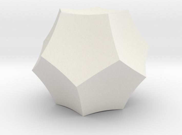 Hyperbolic Dodecahedron 3d printed
