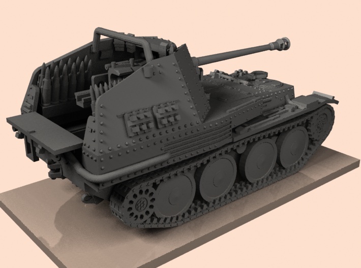 1/87 Marder III ausf M (Panzerjager 38) 3d printed 