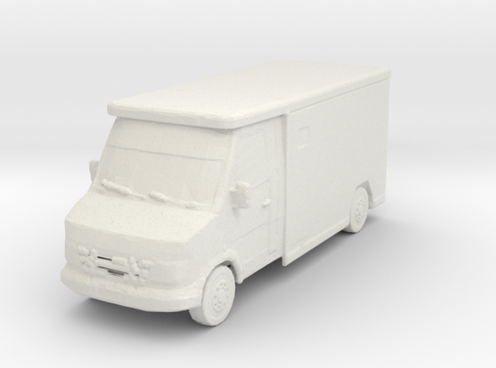 Mercedes Armored Truck 1/144 3d printed