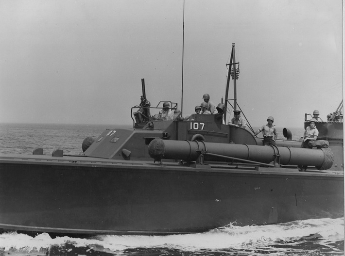 1/16 Forward Torpedo Tubes for PT Boats 3d printed