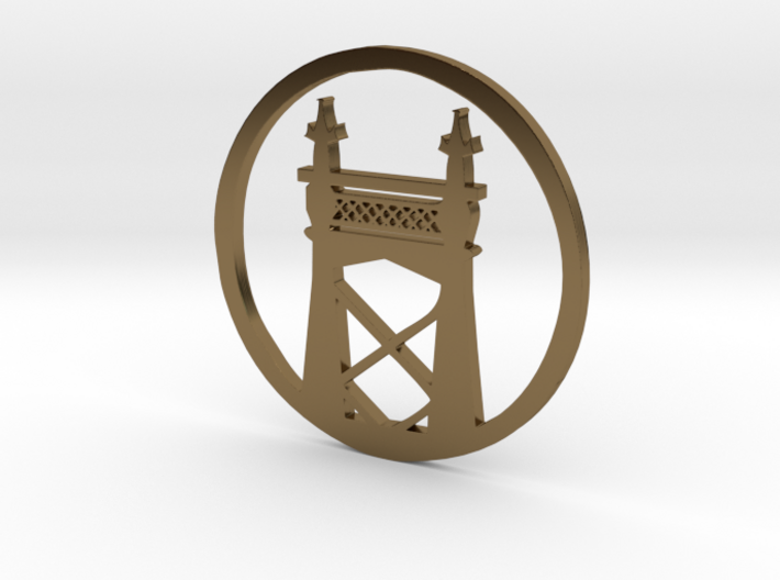 Queensboro Bridge pendant 3d printed
