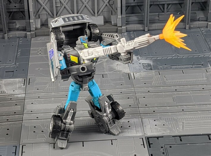 TF Combiner Wars Truck Cannon Adapter Set 3d printed combined into long rifle mode