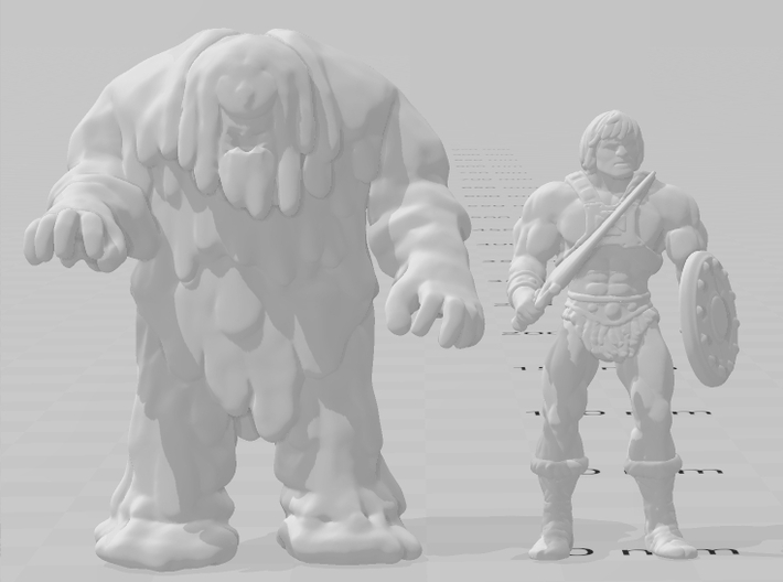 Tar Monster miniature model fantasy games dnd rpg 3d printed 