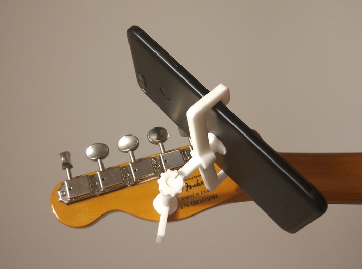 Guitar Phone Holder 3d printed