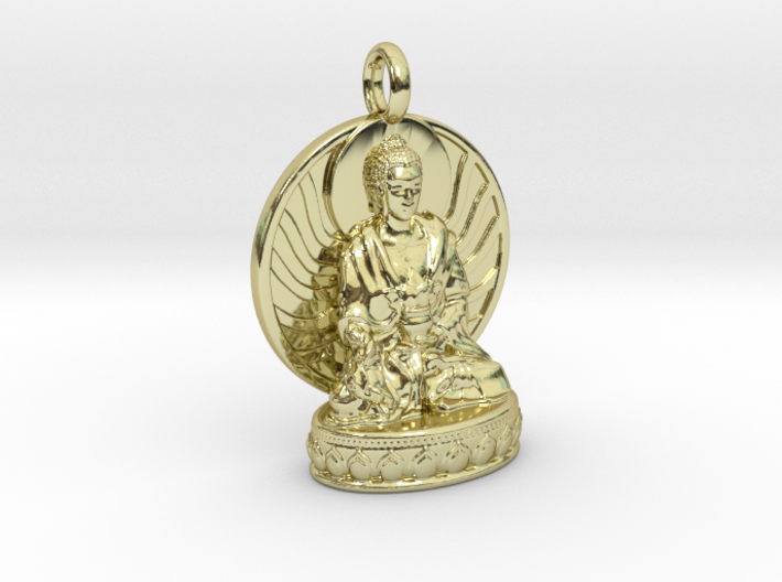Medicine Buddha Pendant 3d printed