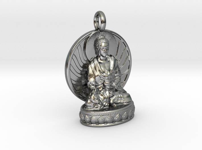 Medicine Buddha Pendant 3d printed